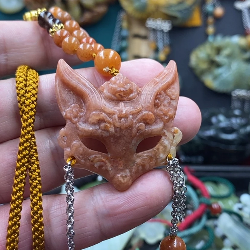 【闪购商品】蛇纹石玉未镶嵌吊坠