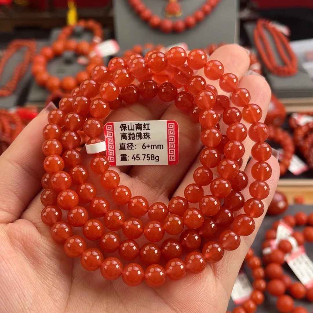 未镶嵌手链南红玛瑙