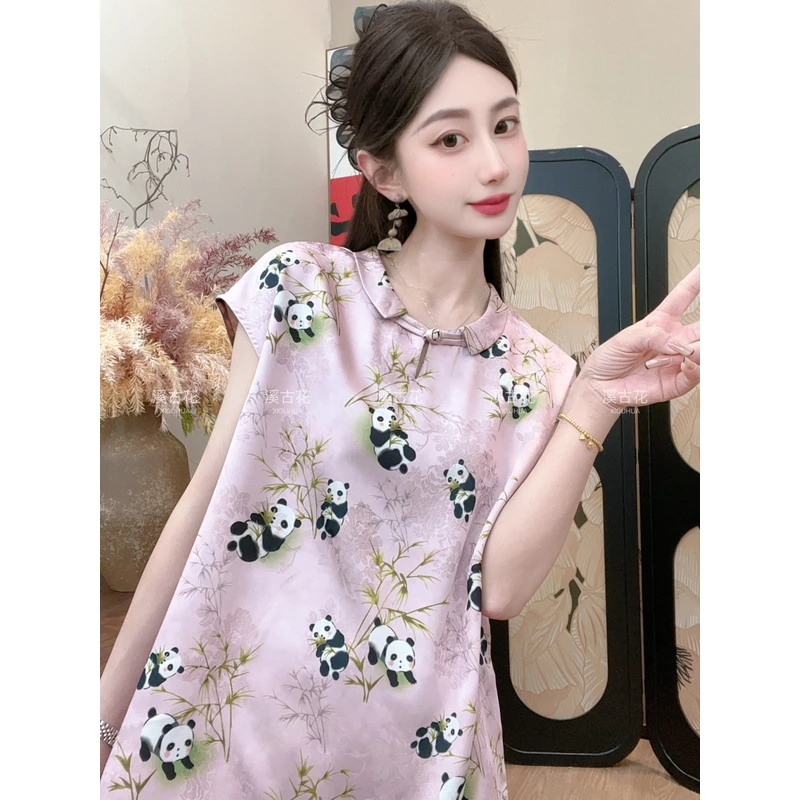 【寻宝记】2025夏季新款气质百搭显瘦新中式短袖女日常宽松