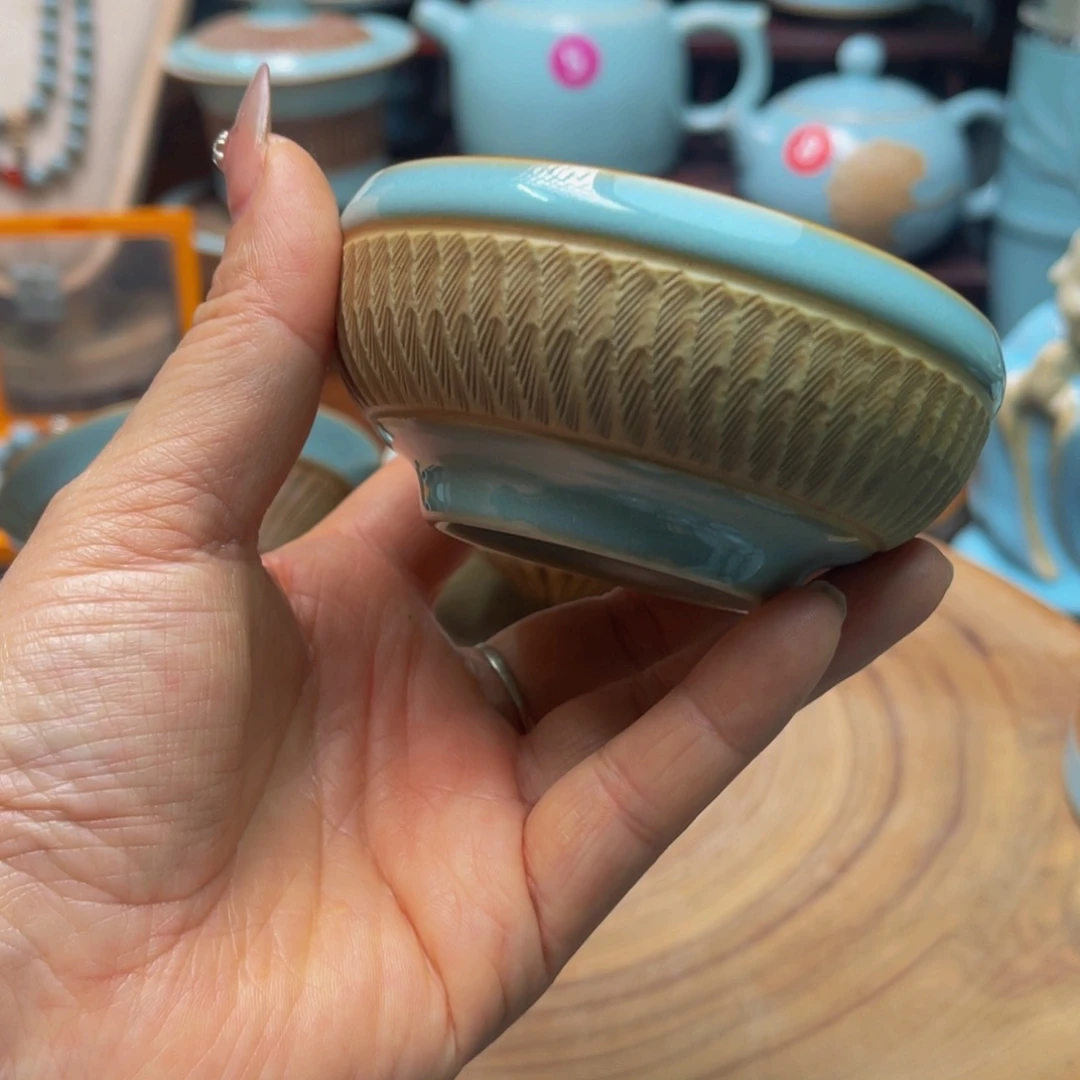 【闪购商品】摆件陶河南御盏窑，正品茶器，摆件瓷珠坊