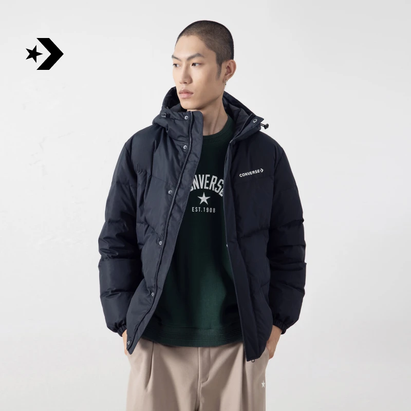 【拒水保暖】匡威秋冬新品男女拒水保暖连帽羽绒服外套UCJ143