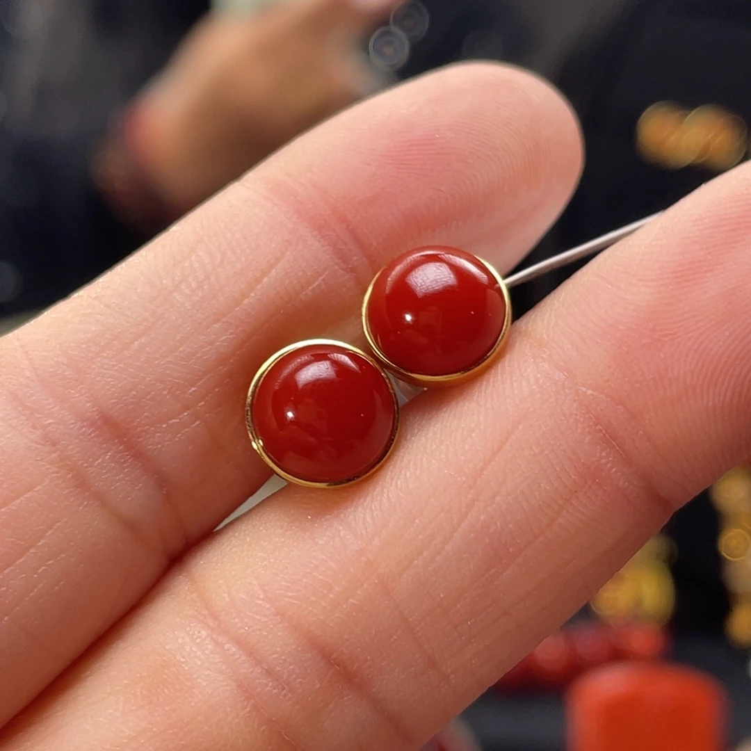 南红玛瑙未镶嵌颈饰