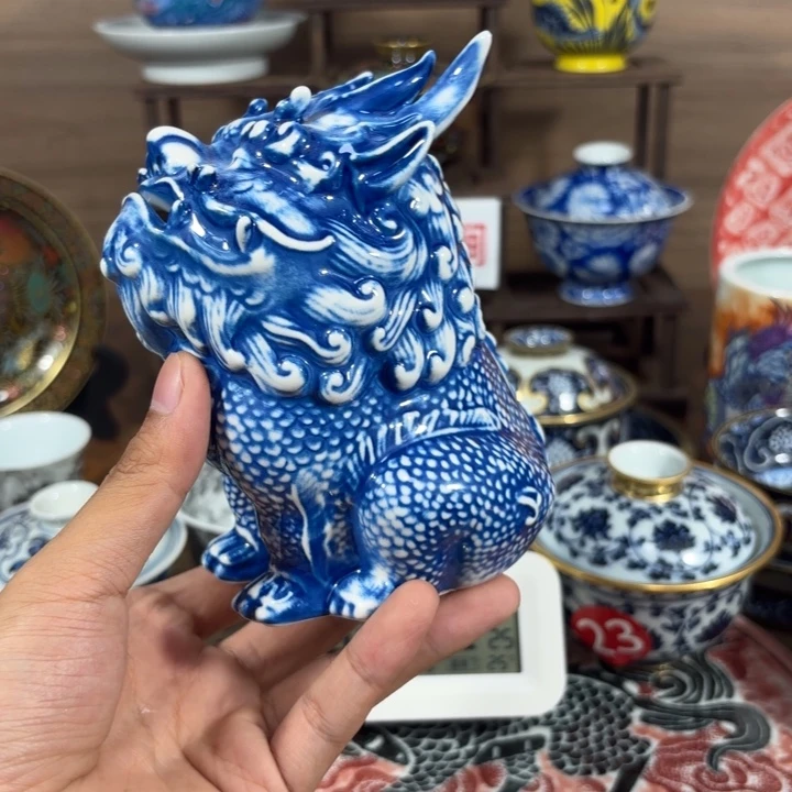 隆***饭景德镇手工手绘陶瓷