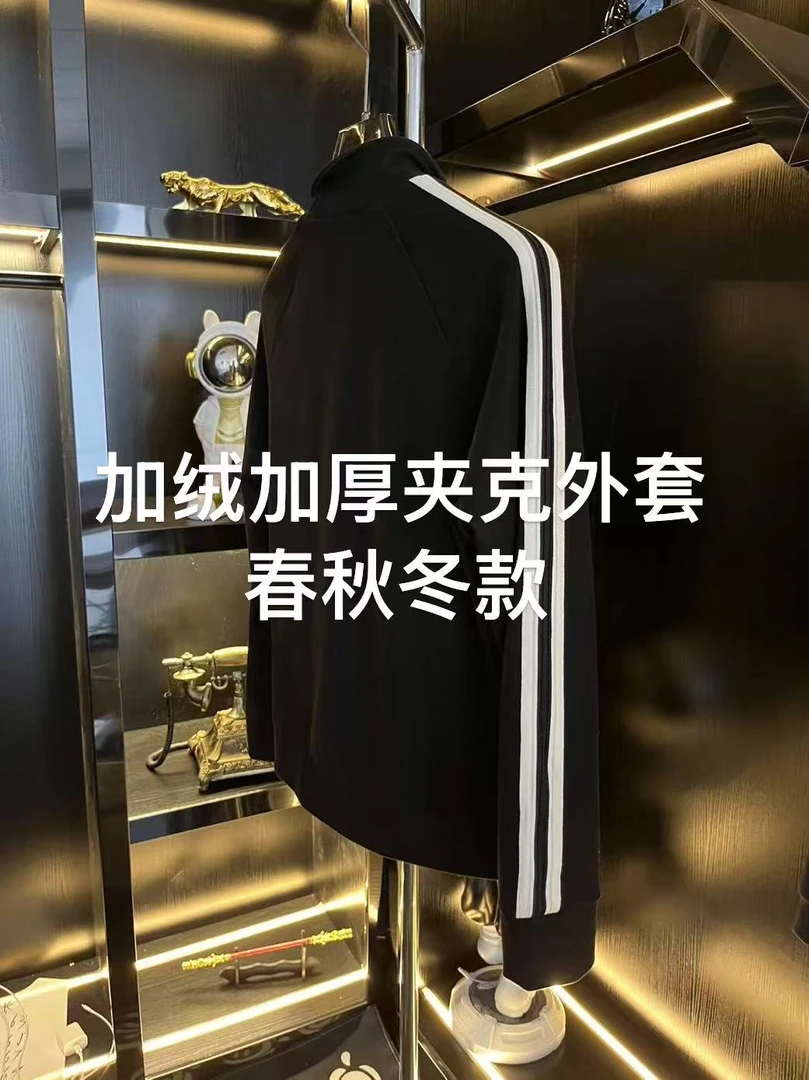 （花无缺专属）黑色2025秋冬新款男女轻奢商务休闲 高定外套 002