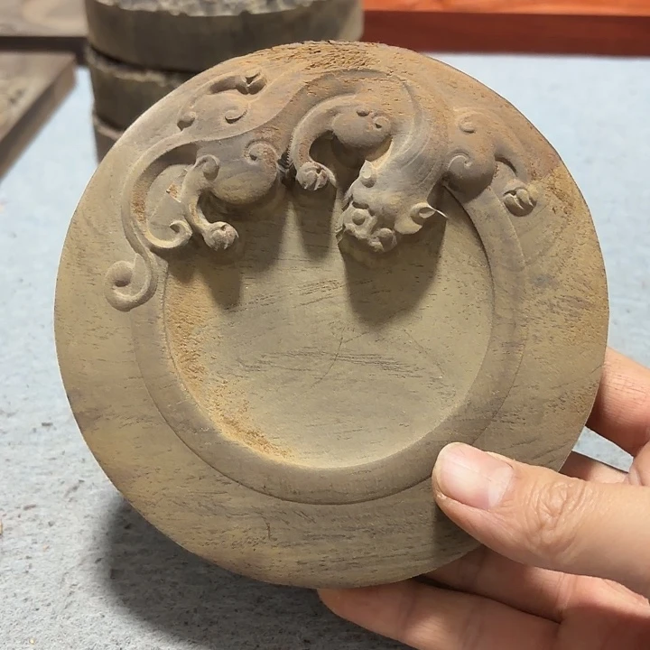 勇***风车木（黑檀木）瑕疵底座