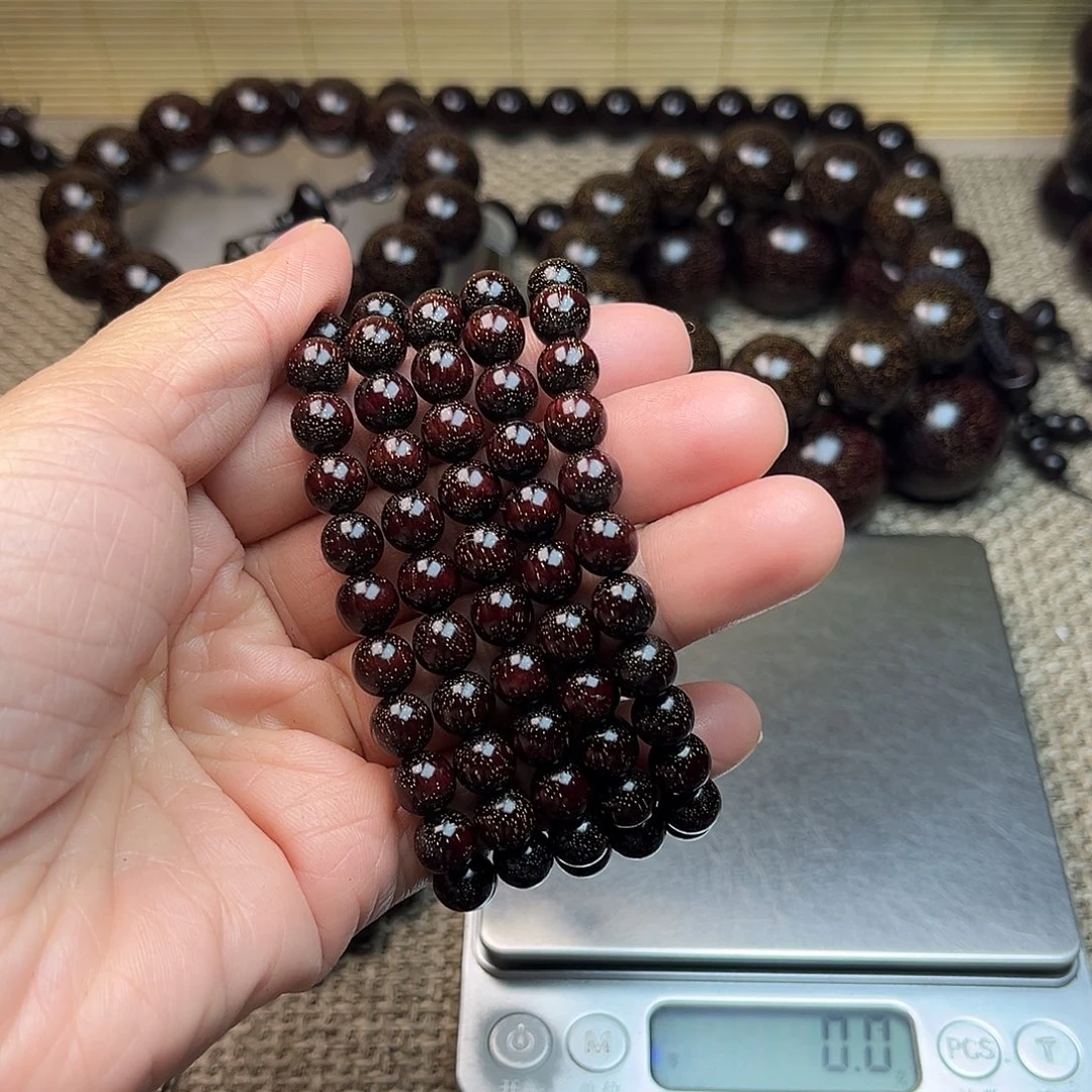 檀香紫檀（小叶紫檀）0.7 108颗 爆星