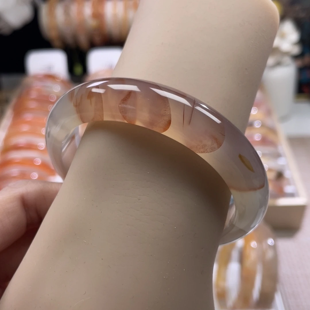 玛瑙/玉髓未镶嵌手镯58.5mm