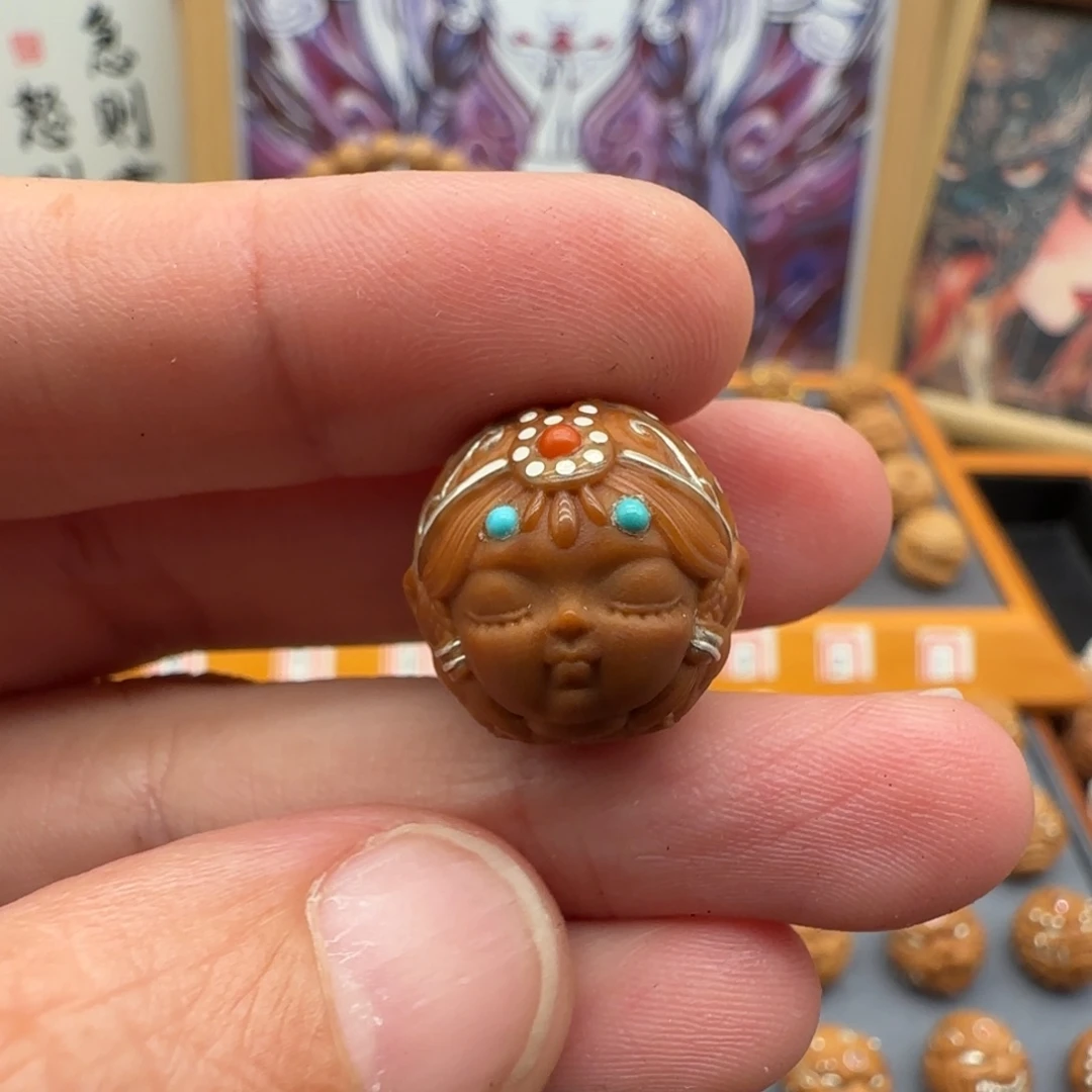 太***伟吊坠猴头核桃扎基拉姆