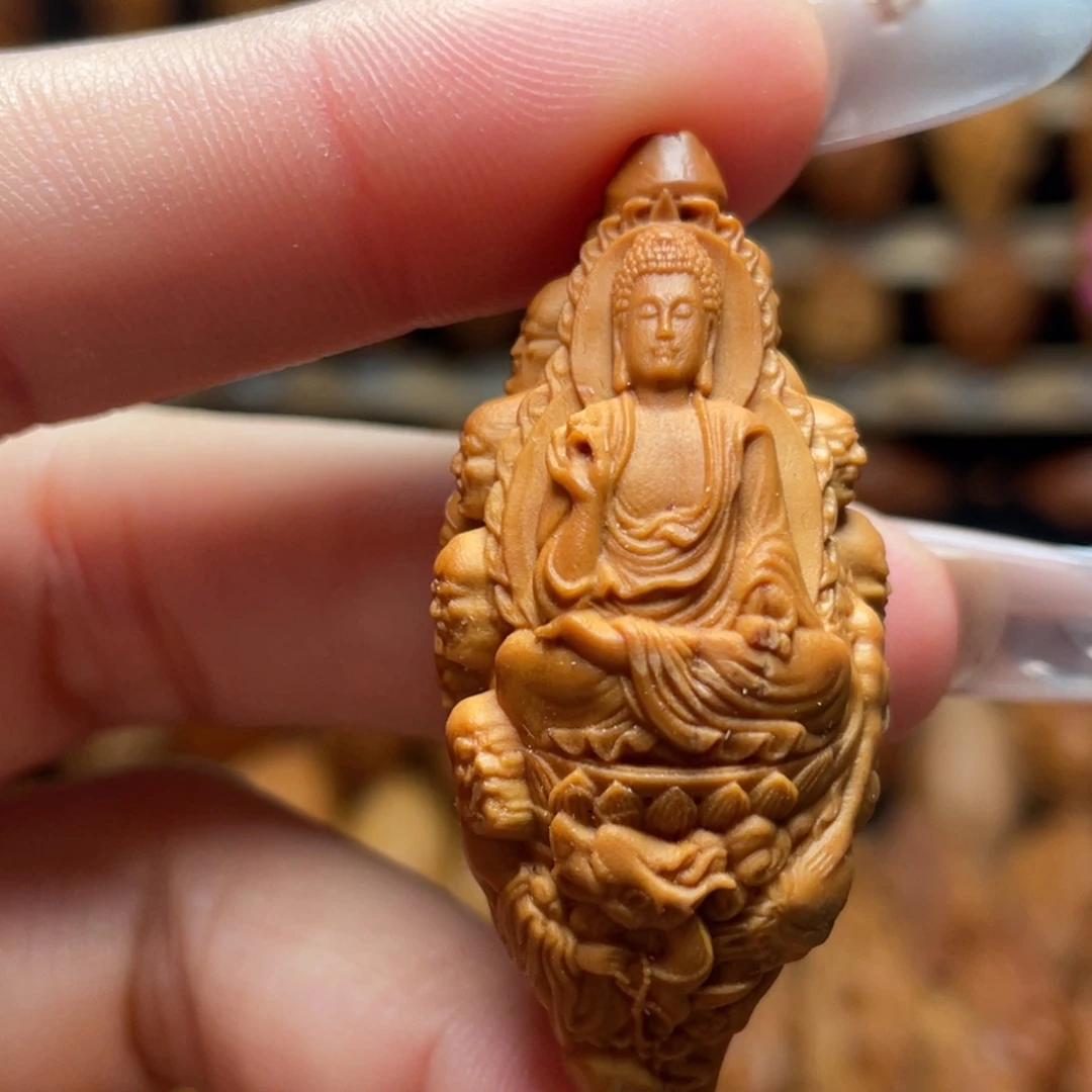手串/手链橄榄核十八罗汉拜如来
