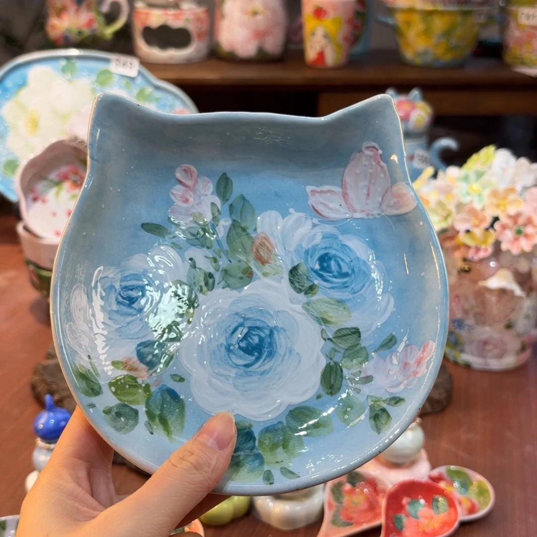 景德镇手绘高温釉下彩陶瓷茶具