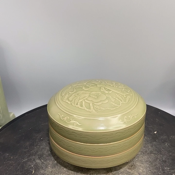 越窑粉盒造型独特