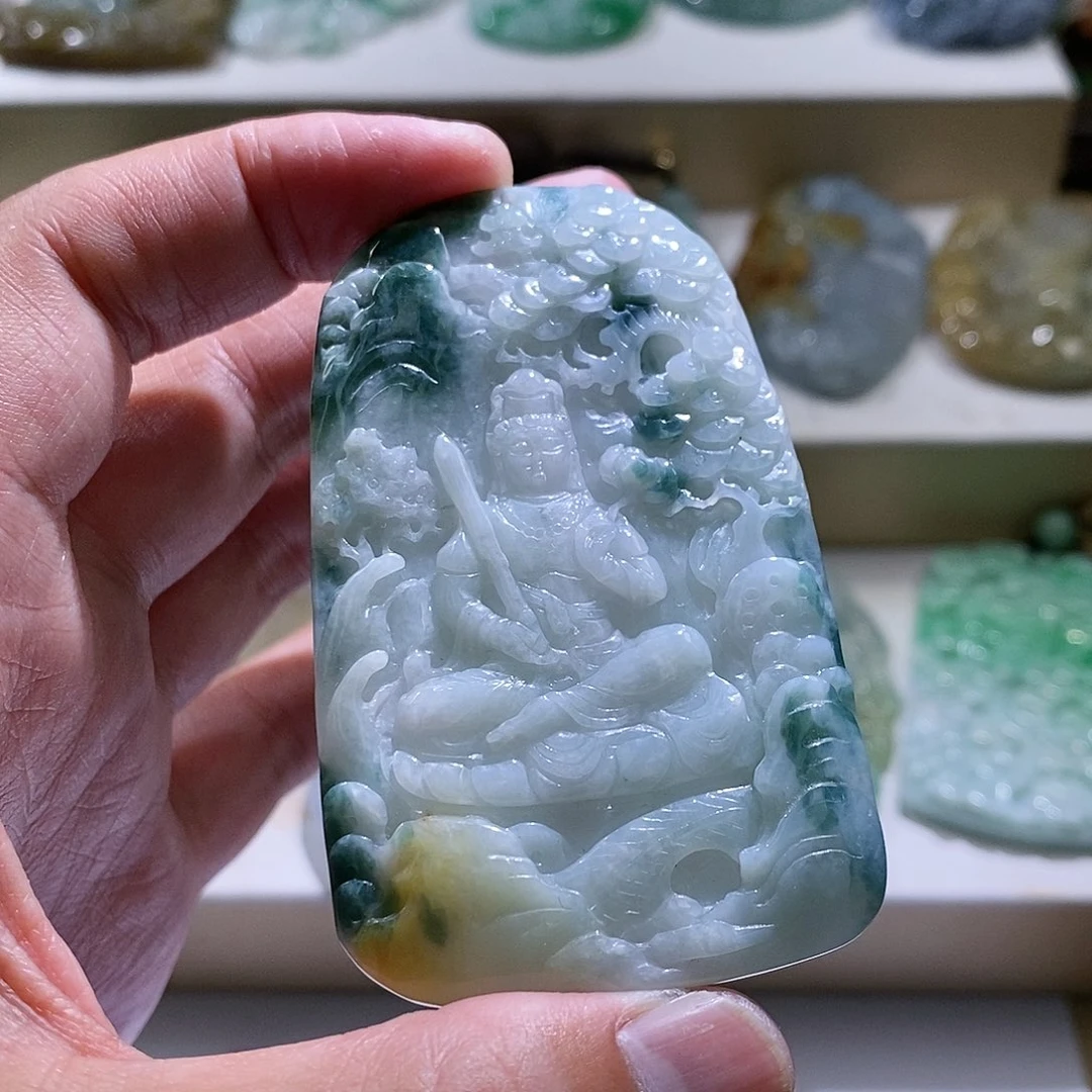 【闪购商品】翡翠颈饰未镶嵌虚空