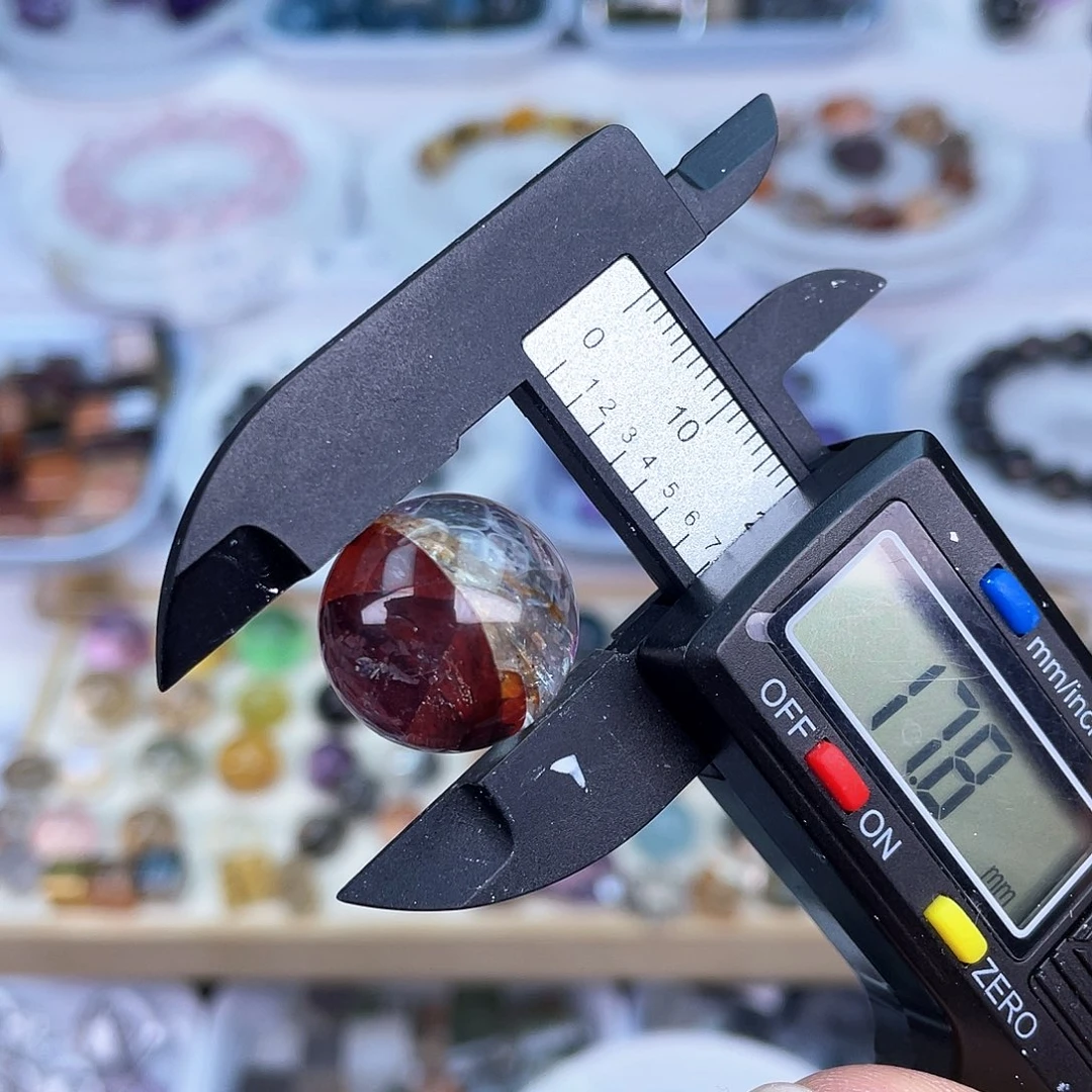 水晶单珠打孔不退不换未镶嵌