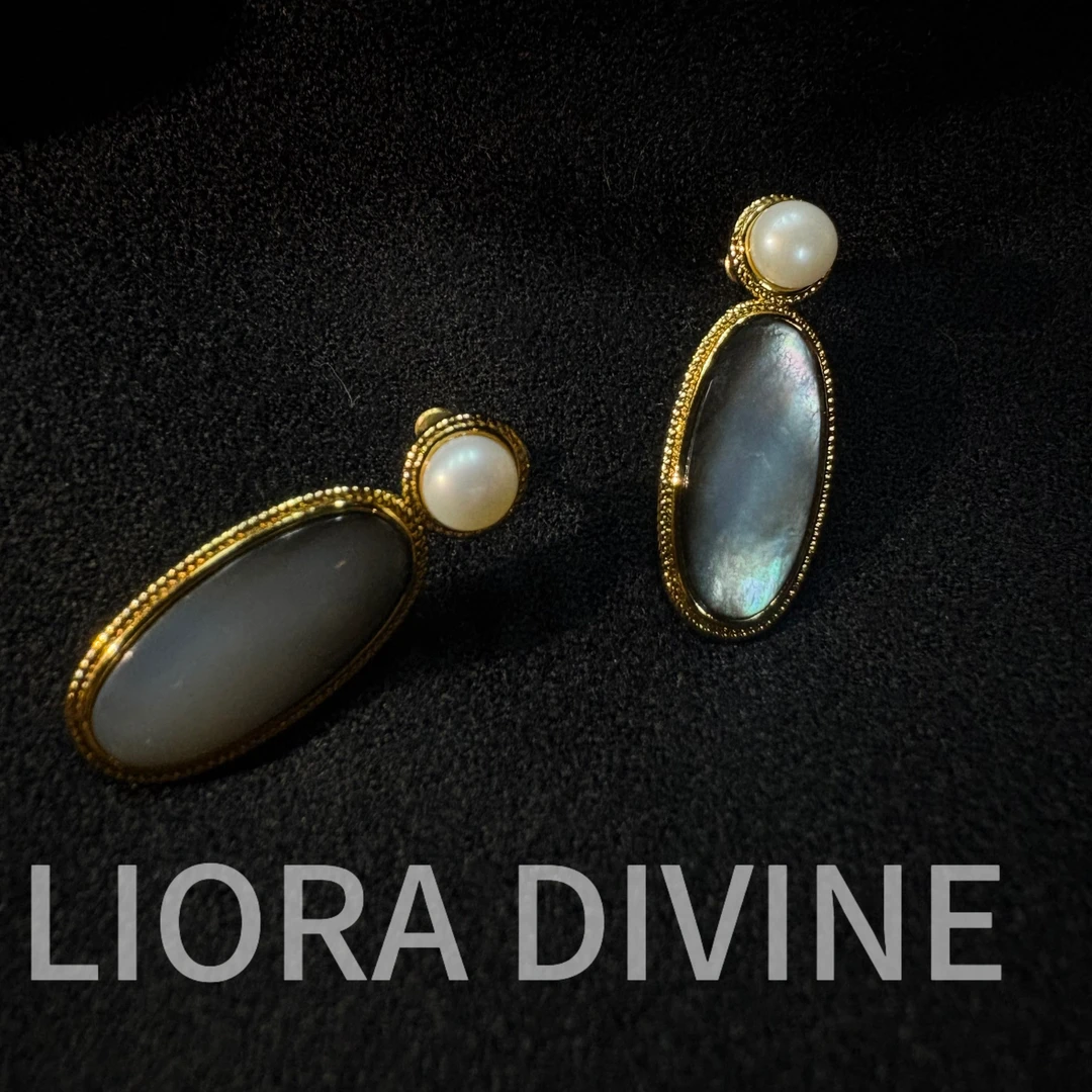 铜合金合成锆石耳饰 高级感法式耳钉欧美复古