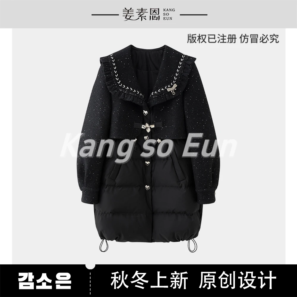【黄蓉推荐】【夜曲】冬季加厚羽绒外套羽绒服G24DT070944