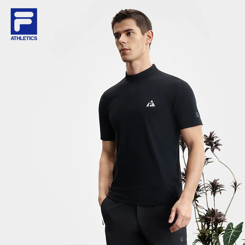 FILA斐乐男装2025夏季新款运动透气速干圆领短袖上衣A11M527104
