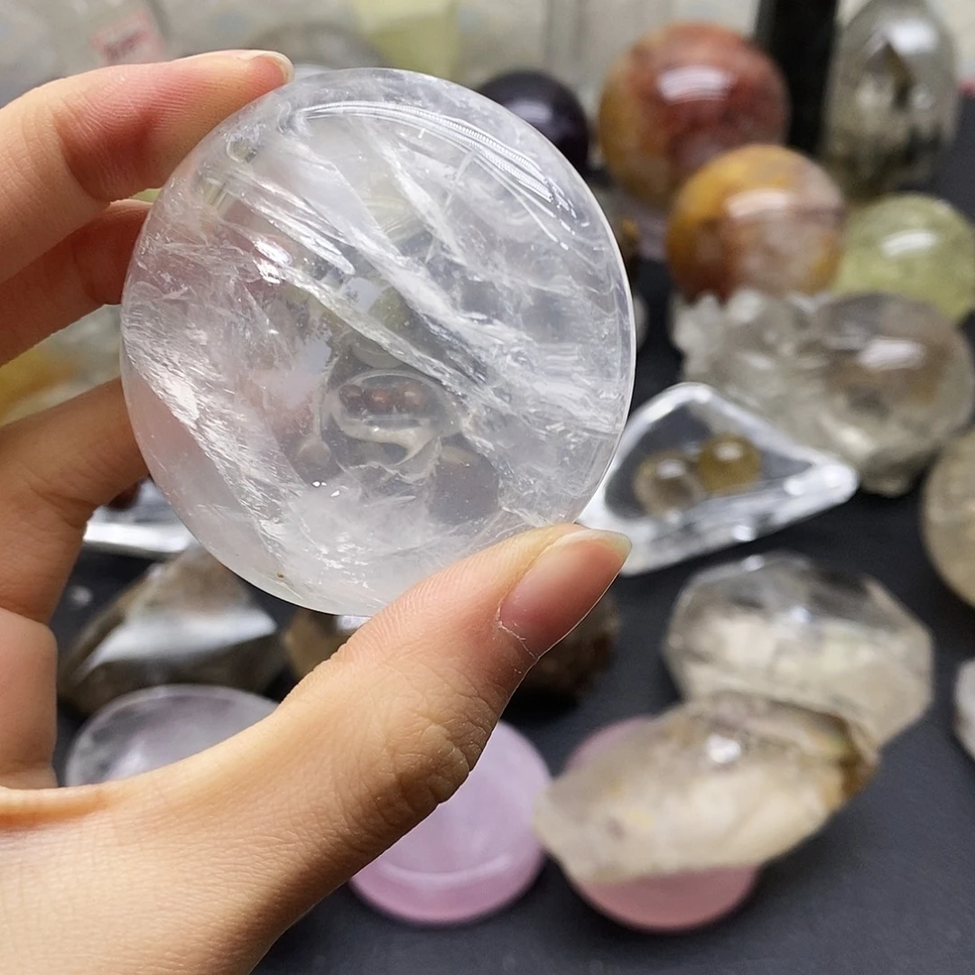 珠宝半成品水晶未镶嵌188水晶石