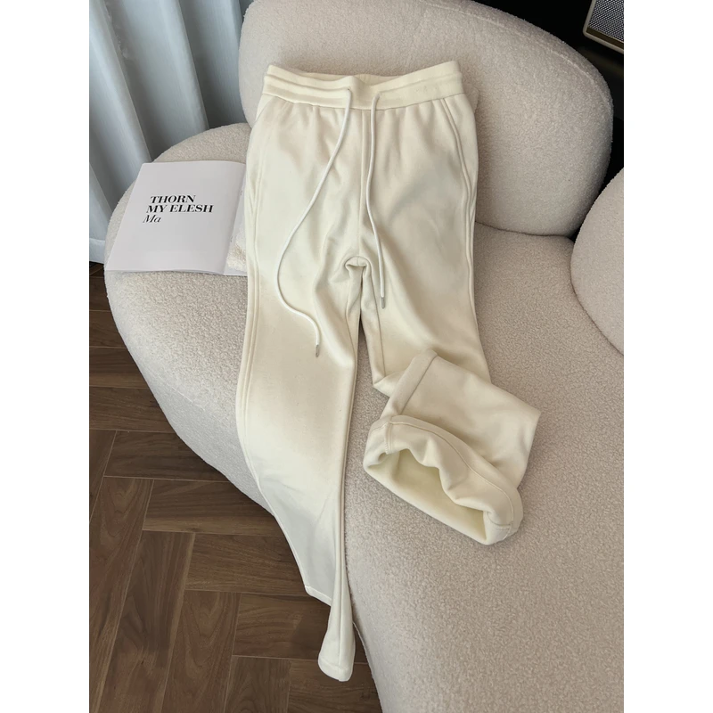 KAISIO秋冬气质轻奢高级感时尚百搭加厚休闲裤2411059