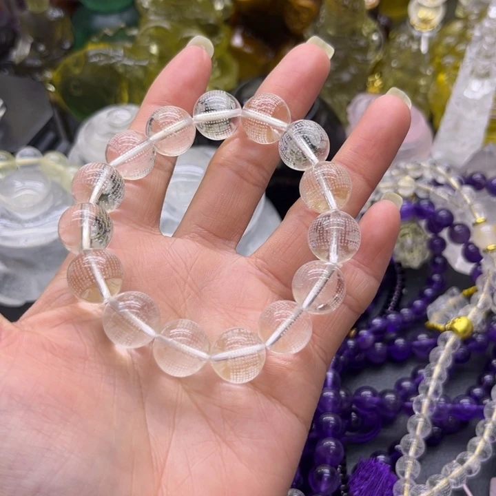水晶珠宝半成品未镶嵌摆件