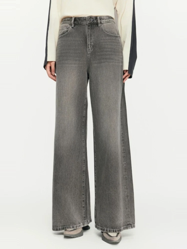 NFSF「家豪自营」春季新款不规则腰头牛仔裤 HA40530N