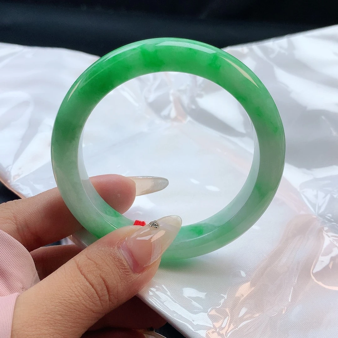 未镶嵌手镯翡翠55圈2834