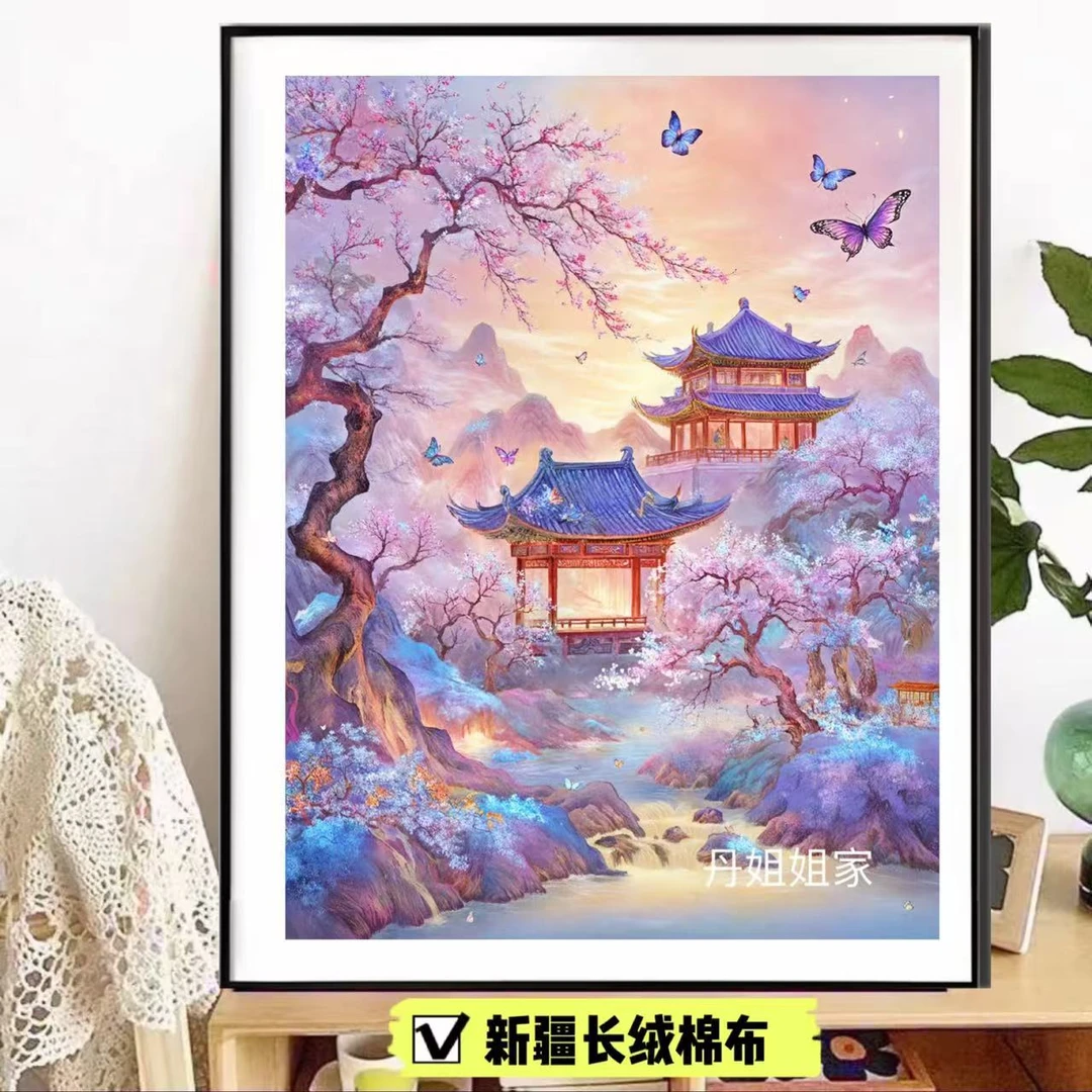 【新疆长绒棉布】十字绣 6685礼序东方，大格尺寸60x80