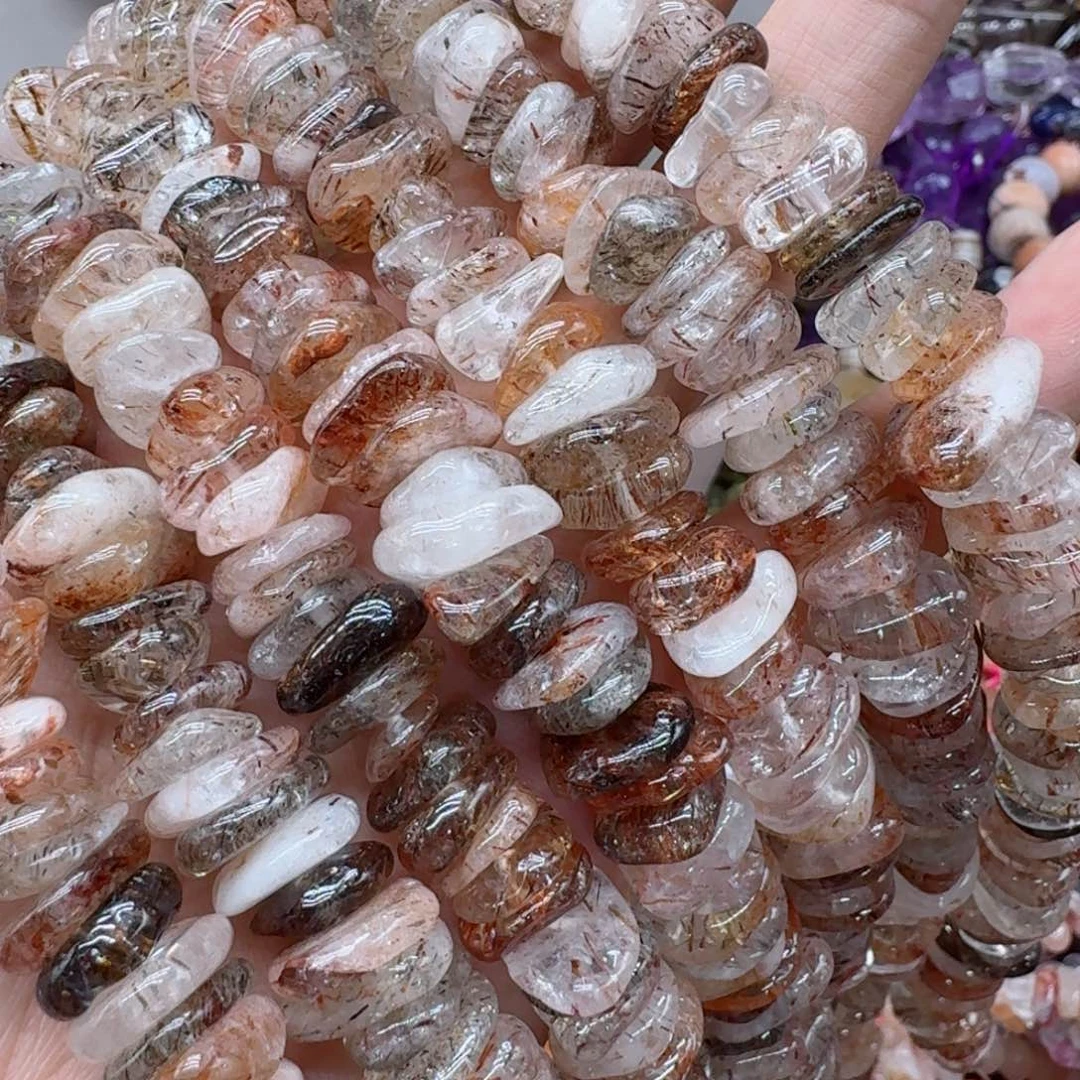 玛瑙/玉髓合金珠宝半成品黑金超七隔片一号