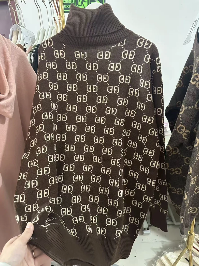 039新款女士秋冬小高领百搭长袖针织衫