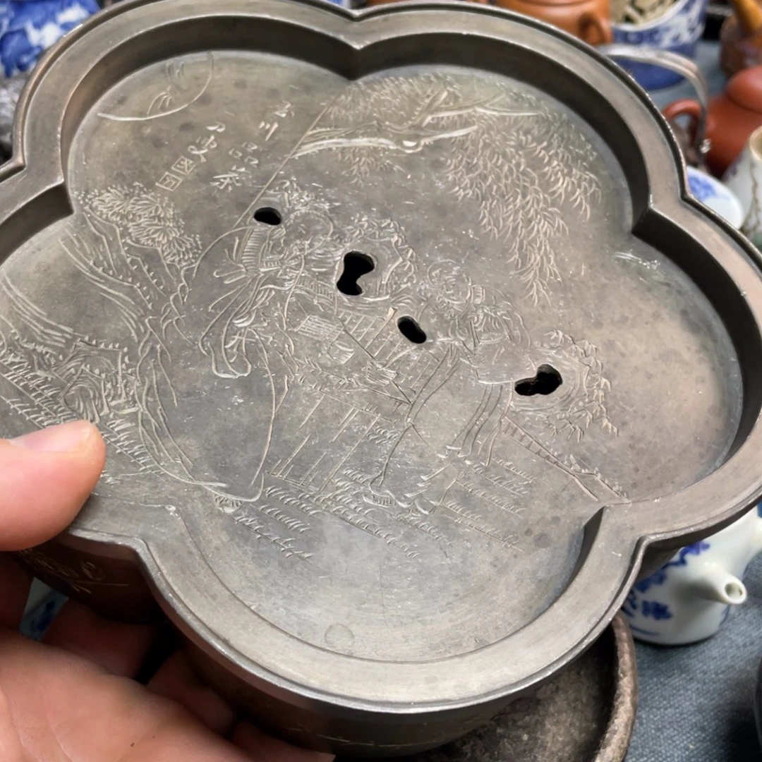 核桃两个球核桃两个球茶盘