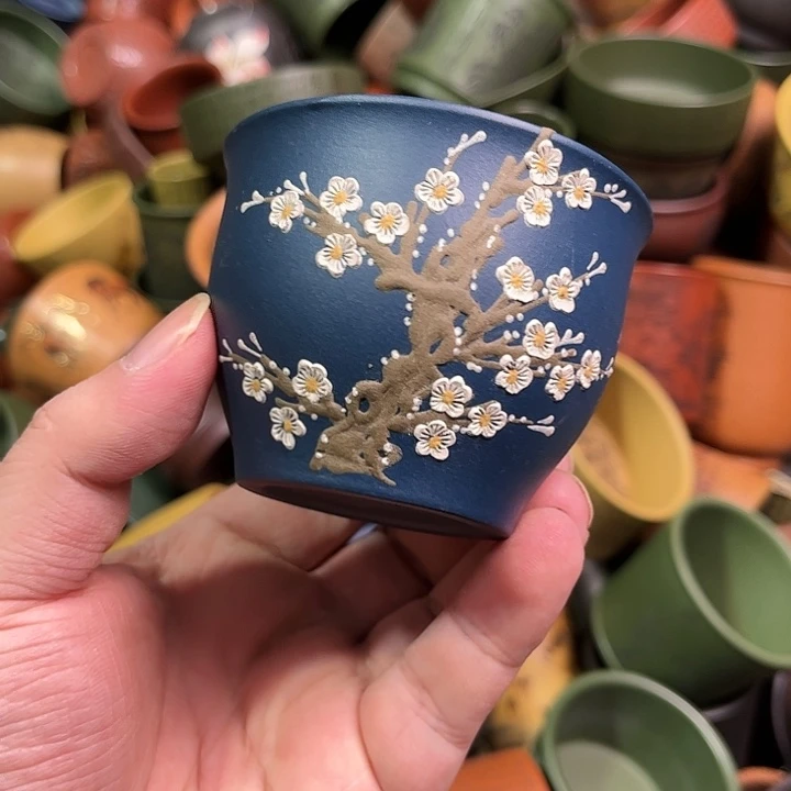 紫砂茶杯全手工紫砂主人杯