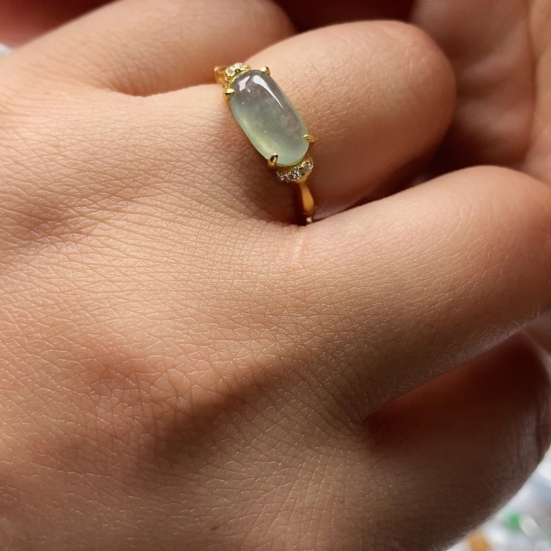 翡翠未镶嵌戒指翡翠