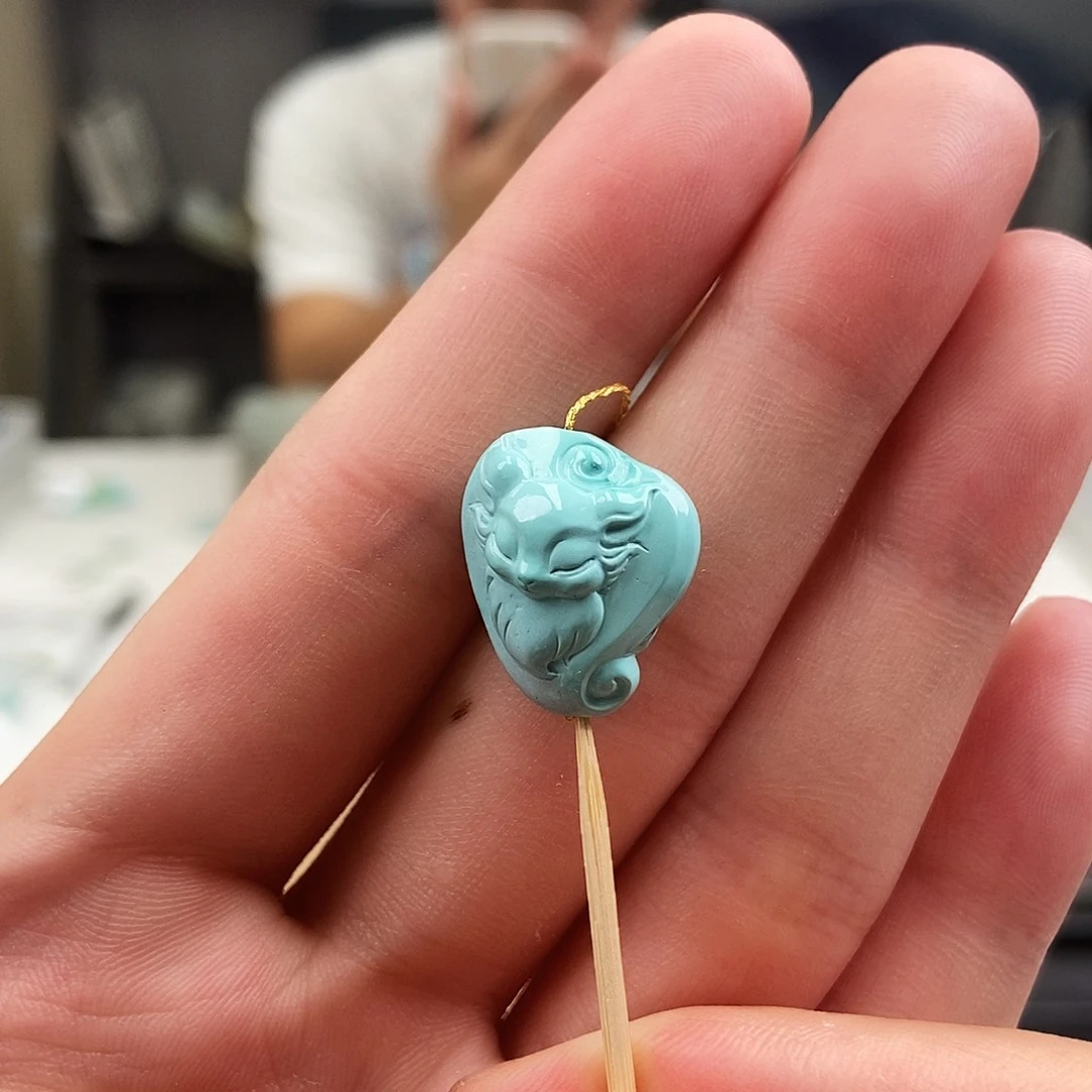 未镶嵌绿松石珠宝奇石