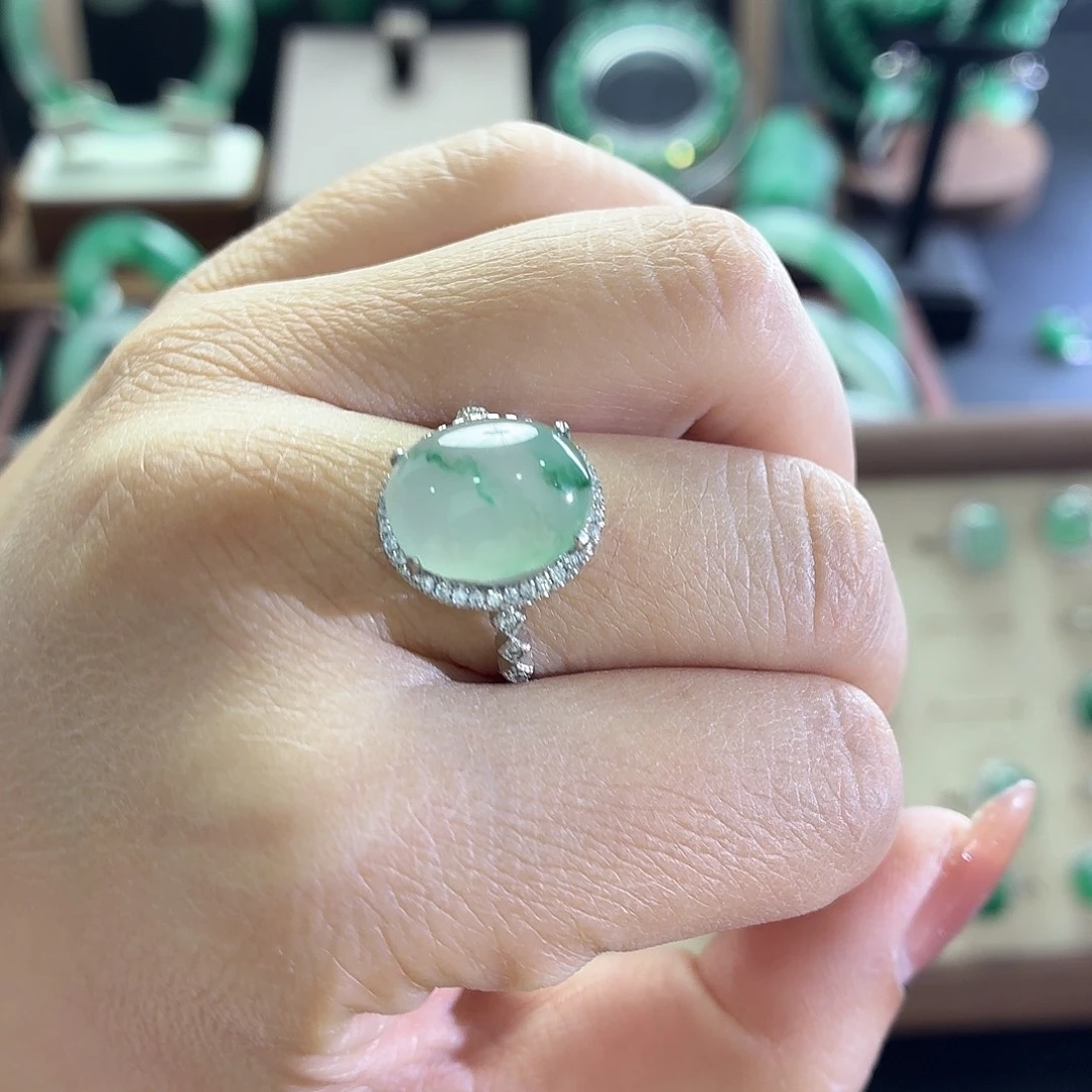 石英质玉合金戒指