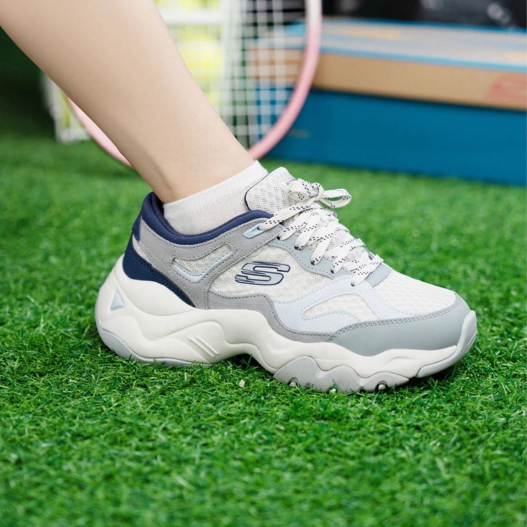 【海盐芝士】斯凯奇春夏复古百搭女人生跑鞋时尚运动老爹鞋 12958