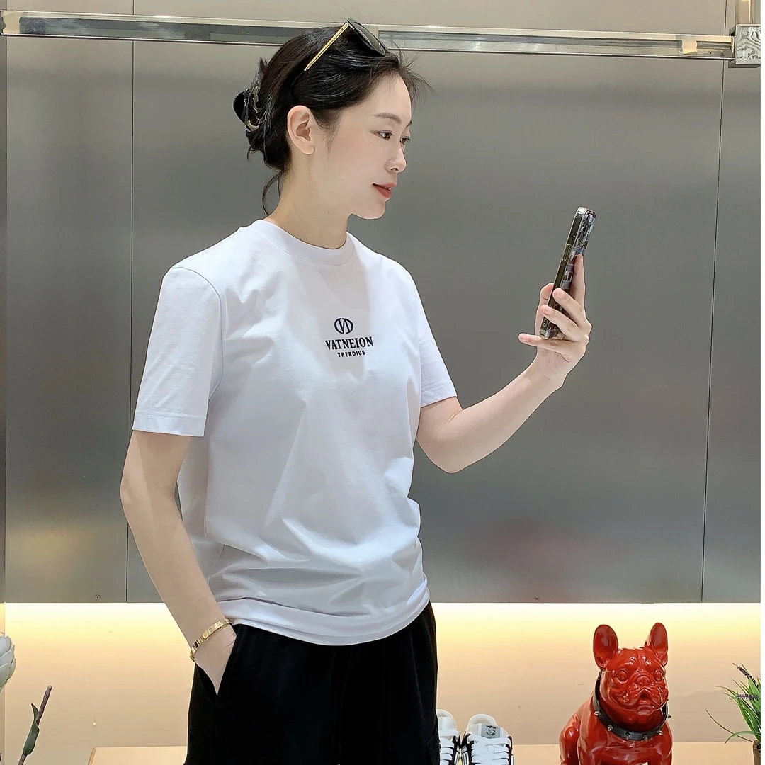【周晓君】2025新款欧货高品质男士简约百搭休闲圆领短袖6379