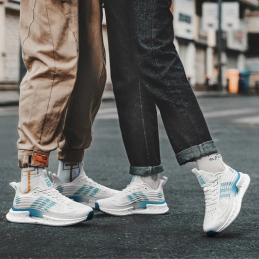 【BW8021-白蓝】男女同款潮鞋百搭运动休闲鞋[Y/C]