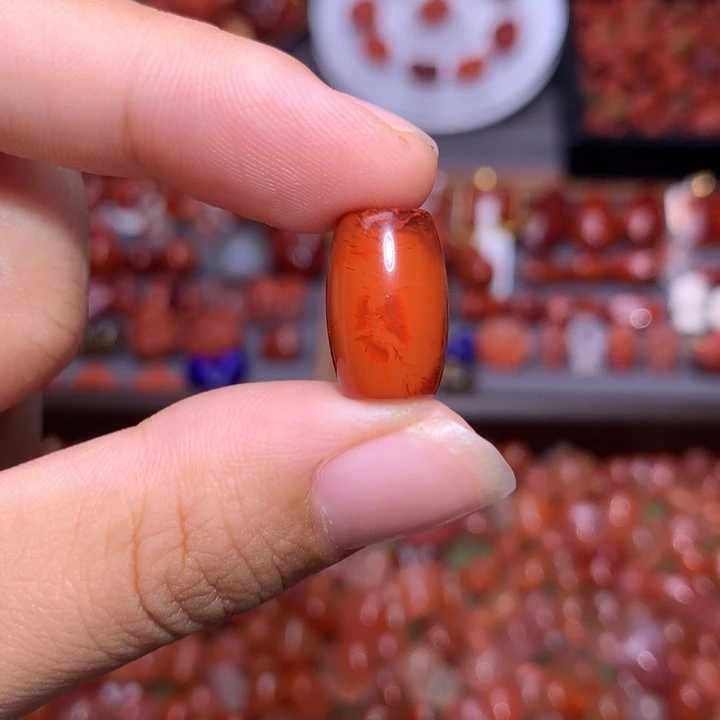 未镶嵌南红南红玛瑙桶珠