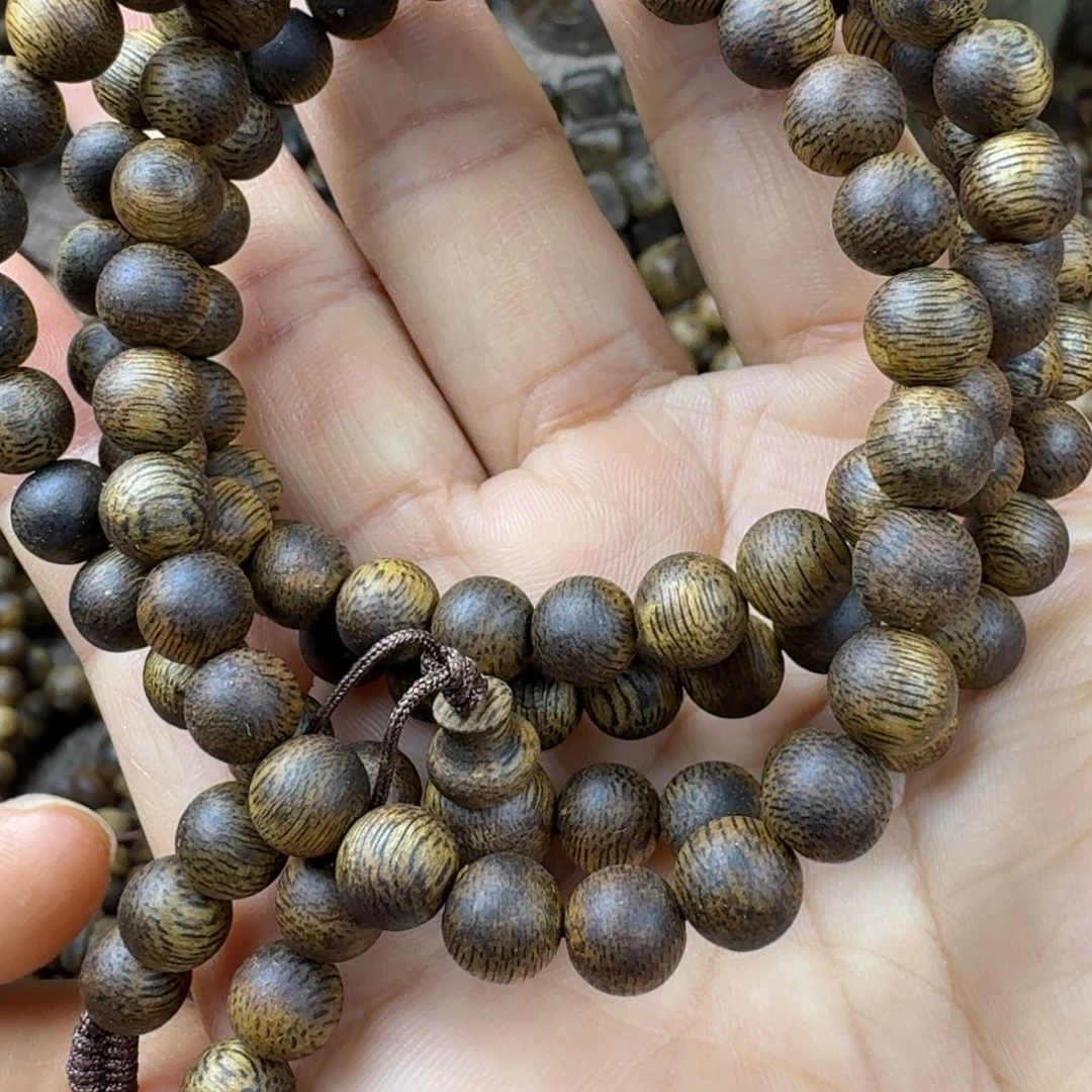 许***签沉香沉香碎屑绿棋圆珠多圈0.7/19