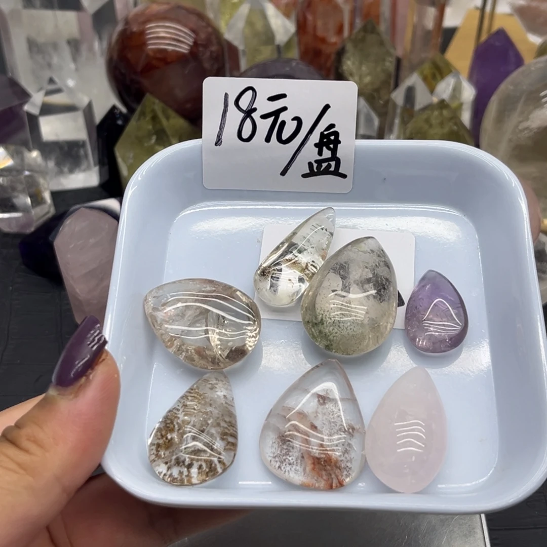 琼***蒙未镶嵌珠宝半成品水晶4