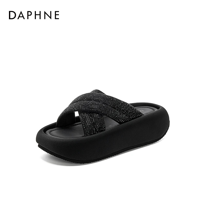 平跟夏季平底一字拖透气凉鞋日常坡跟休闲防滑凉拖鞋