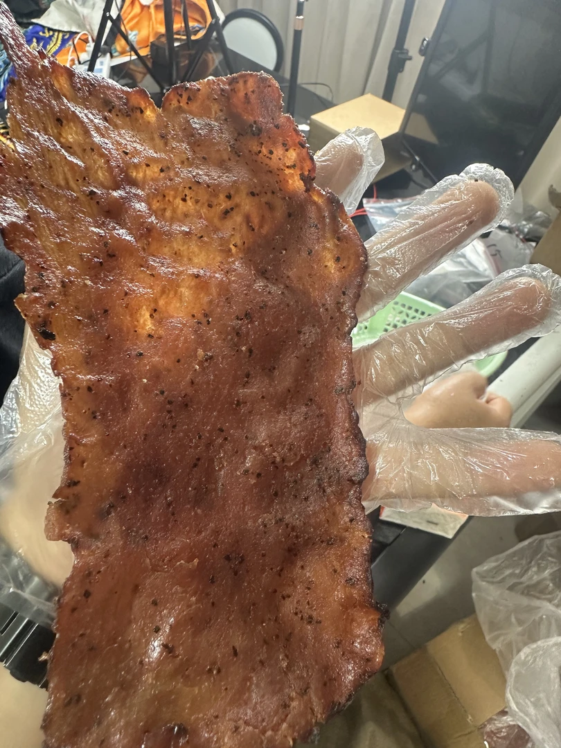 猪肉脯大片原切特产炭烤猪肉干即食零食