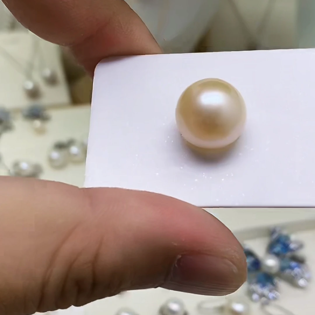 珍珠耳钉项链DIY