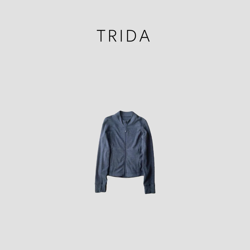【TRIDA】多色半高领运动德绒休闲修身款外套9942A
