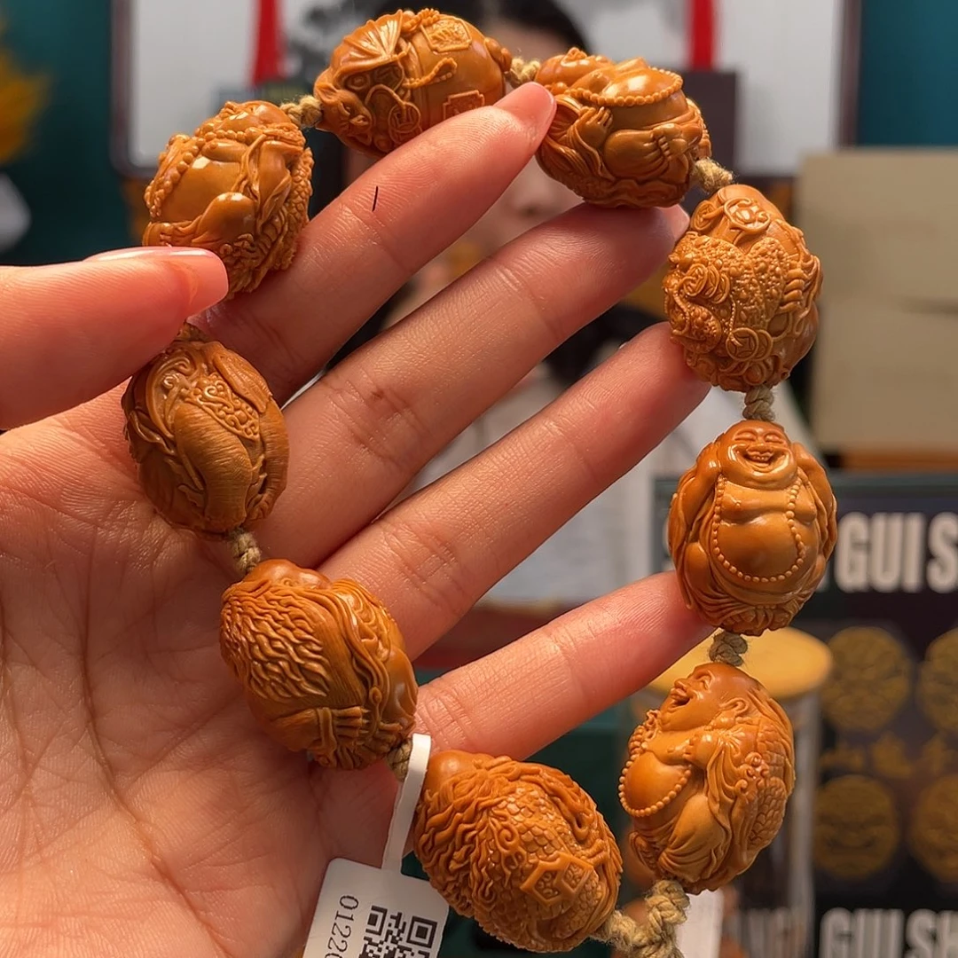 橄榄核手串/手链弥勒佛