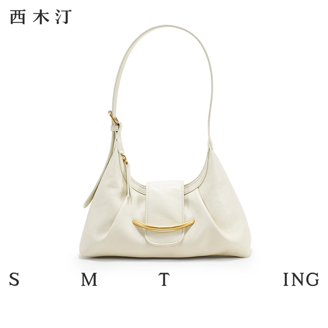 【西木汀】 寻觅 2025春季新款欧若风托特法式腋下单肩包百搭时尚