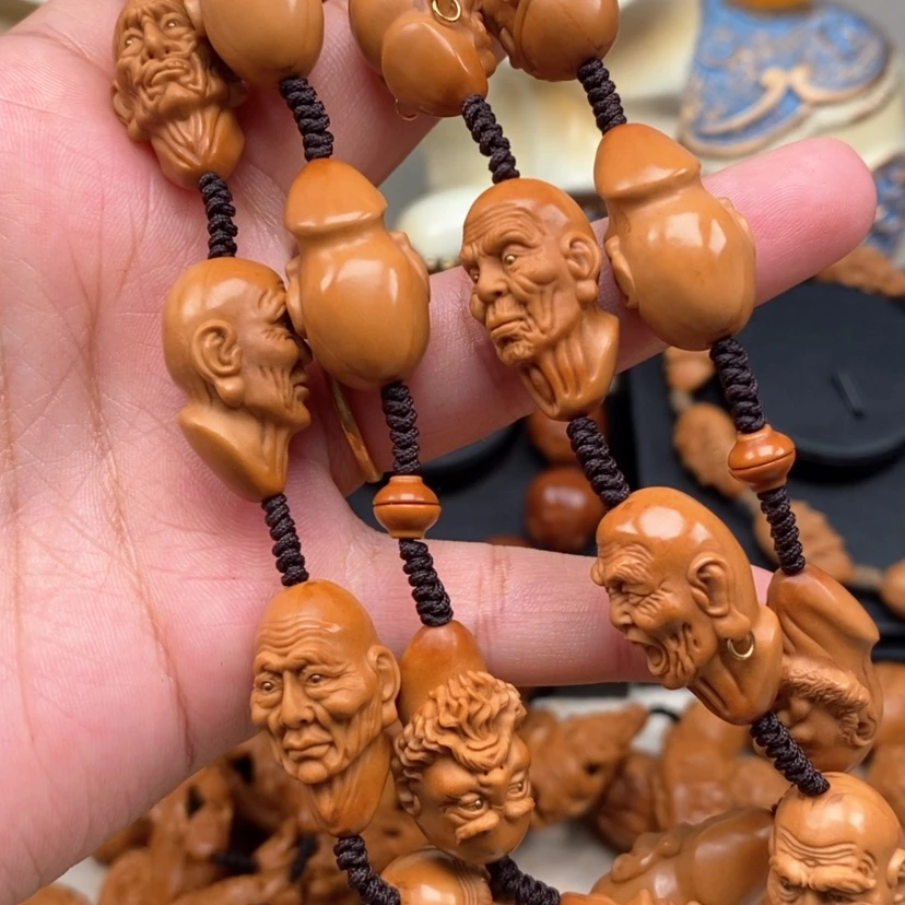 【闪购商品】橄榄核吊坠(****橄榄手工雕刻工艺