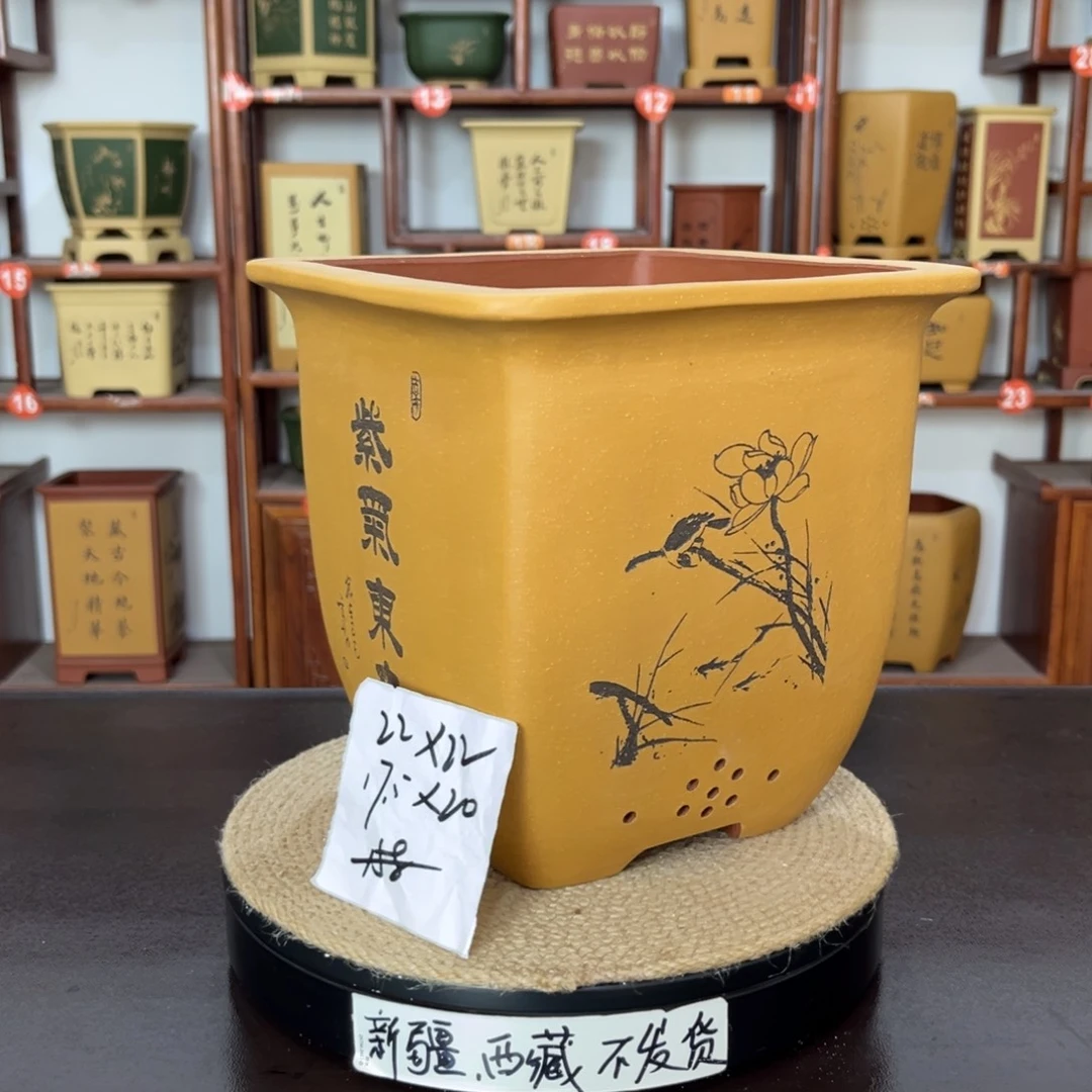 紫砂花盆紫砂花盆