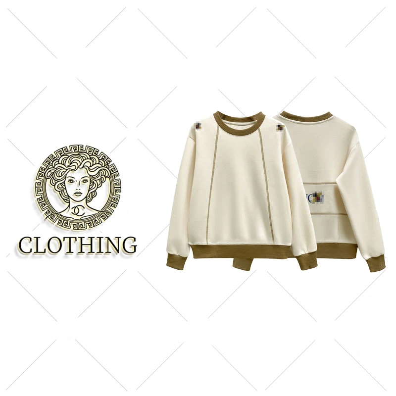 【CLOTHING/原创设计】68221#时尚T恤2025秋百搭设计休闲潮流上衣