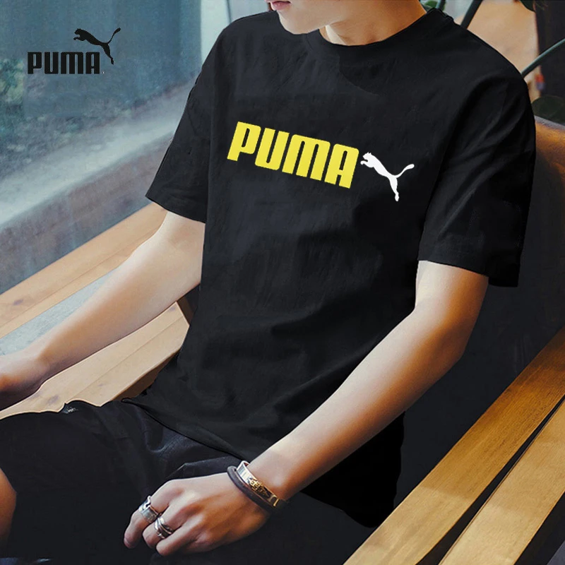 PUMA彪马短袖上衣男装2025新款运动服休闲圆领时尚半袖T恤 691341