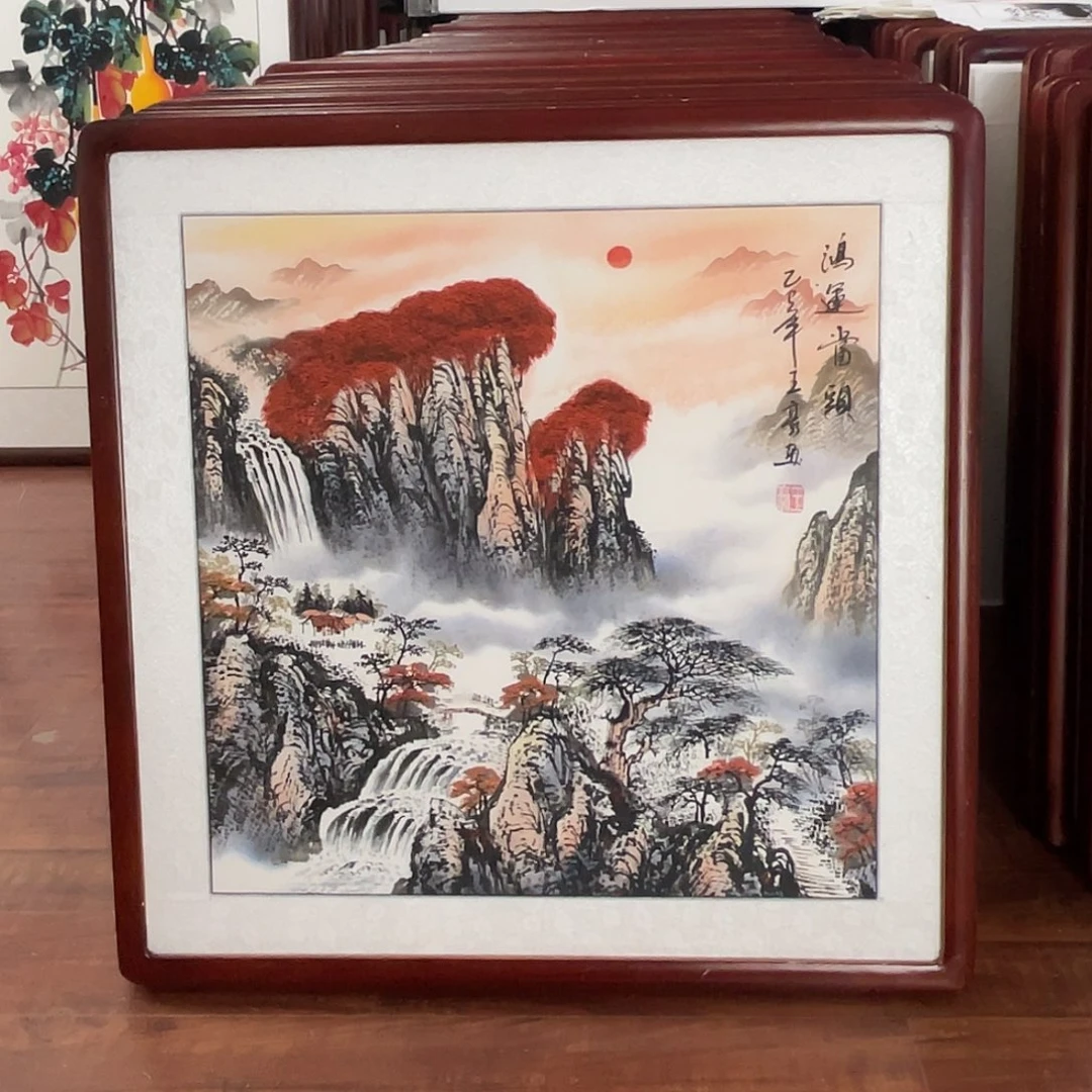 国画带框尺寸63*63厘米